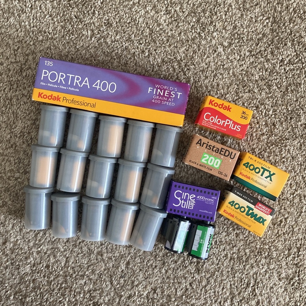 27 Film Rolls 35mm Kodak Portra 400